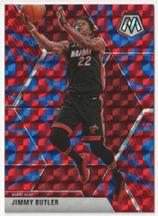 2019-20 Mosaic Jimmy Butler #130 Blue Red Reactive Prizm Miami